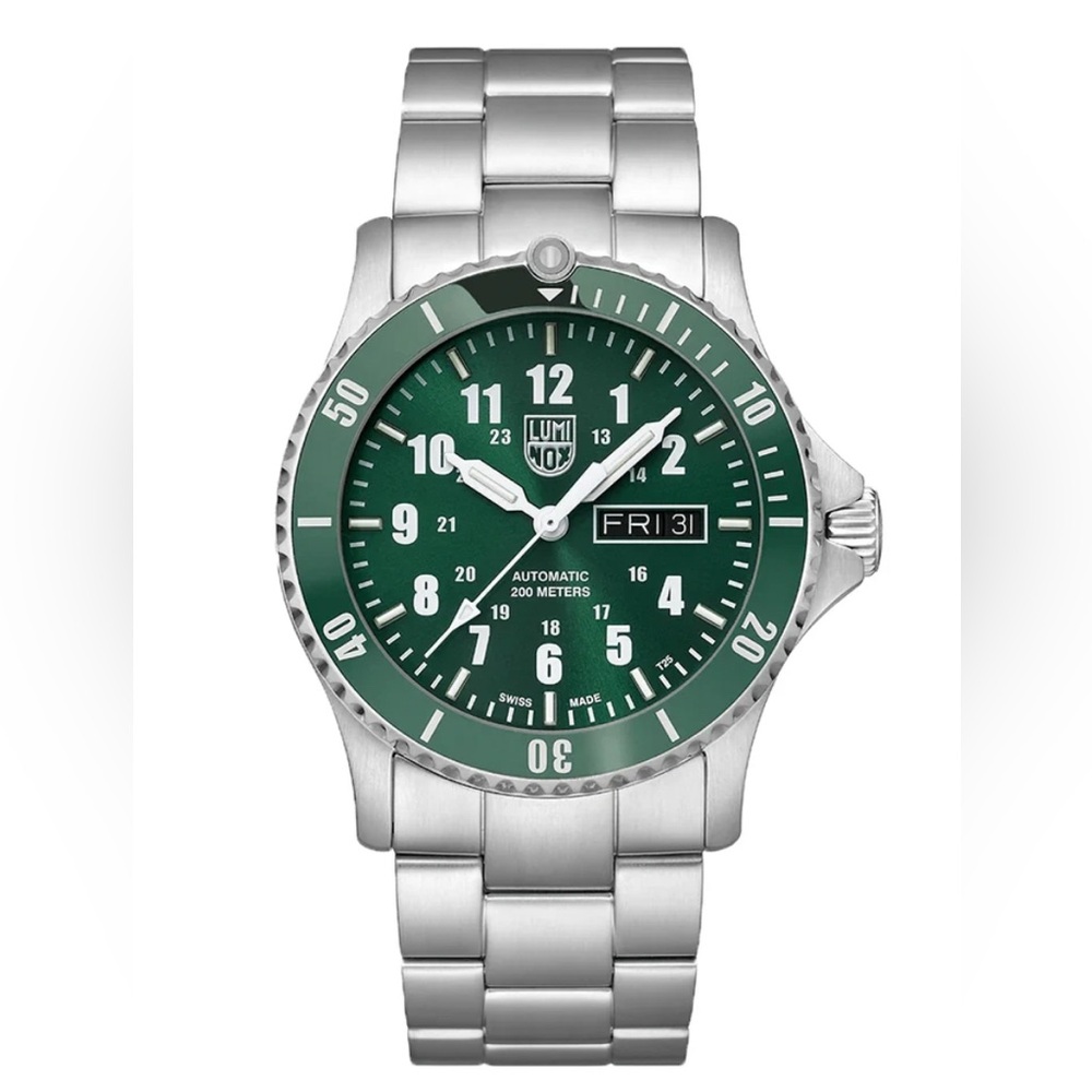 Luminox XS.0937 Automatic Sport Timer Green Automatic Dive Swiss Made Watch 42mm